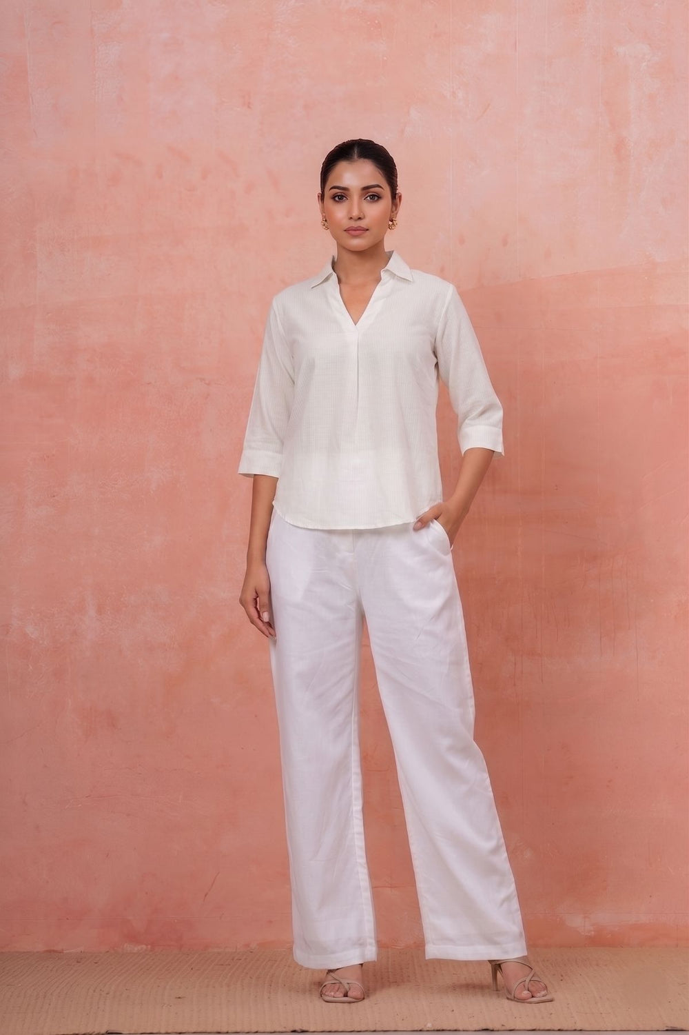 Pinstripes Cotton Tunic